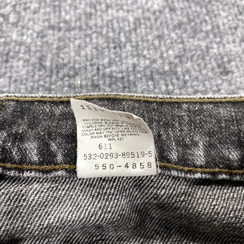 Vintage Levis 550‎ Jeans Mens 29x31 Gray Relaxed Tapered Leg Denim Made USA 90s